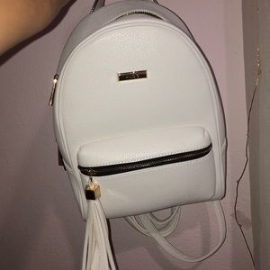 Aldo Mini White Backpack